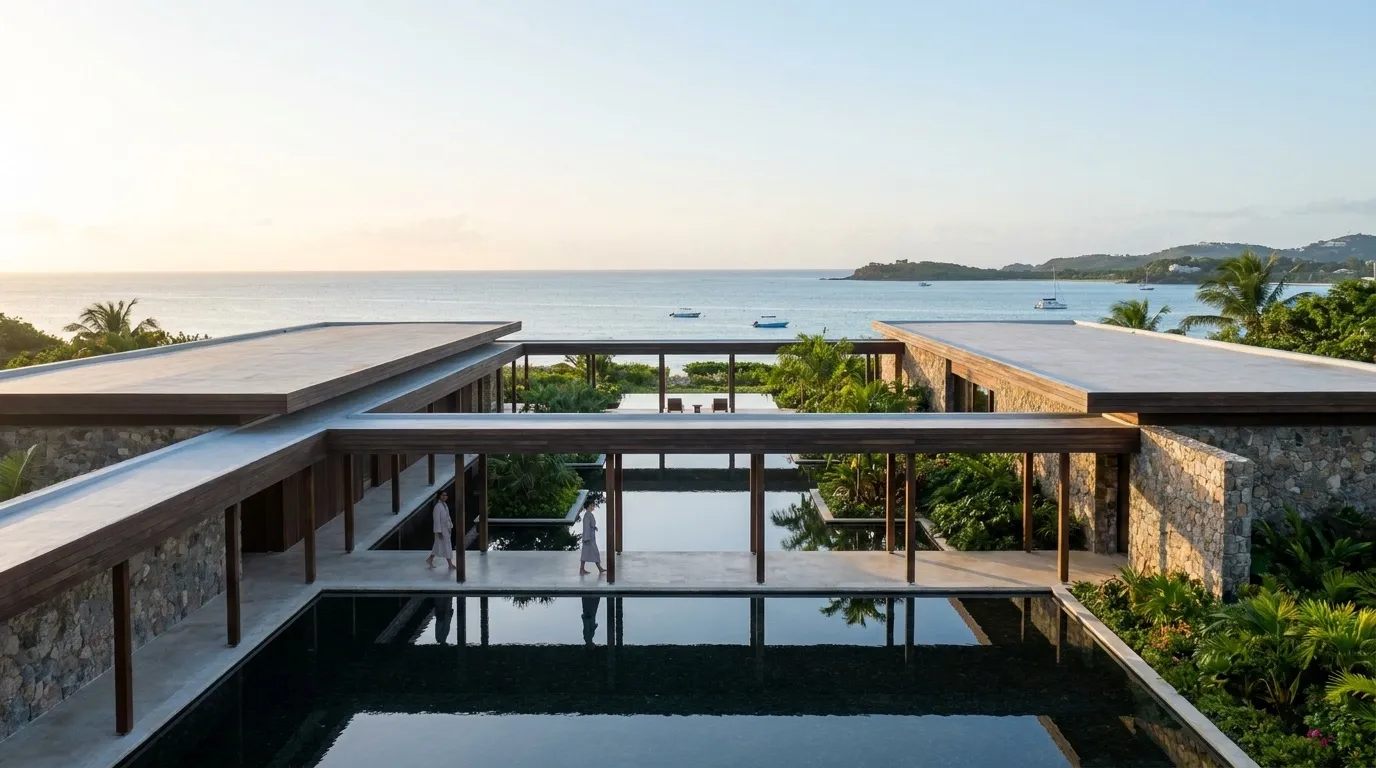 Pabellón Agua — centro cultural y spa en Isla Contadora
